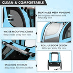Pet Bike Trailer Holds 40kg Bicycle Trailer for Small & Medium-Sized Dogs