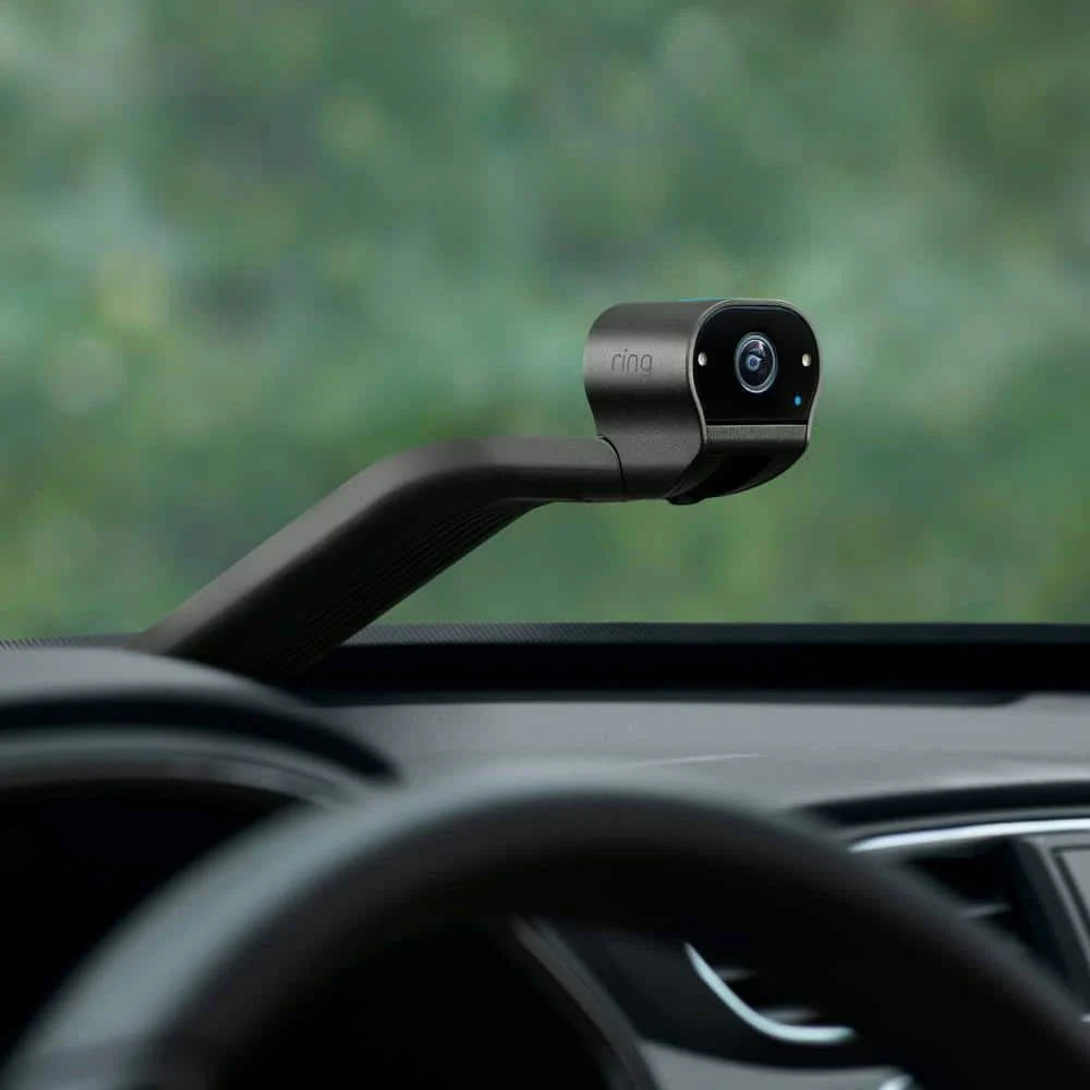Ring Car Cam Dual Facing HD Vehicle Security Camera with Night Vision & Motion Alerts