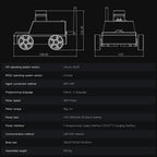 Robot Car Kit Virtual Machine Control Programmable Toy With Metal Motor 2MP Camera Adopt ROS2-Humble Python3 Programming