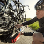 2-Bike Foldable Hitch Rack, Silver