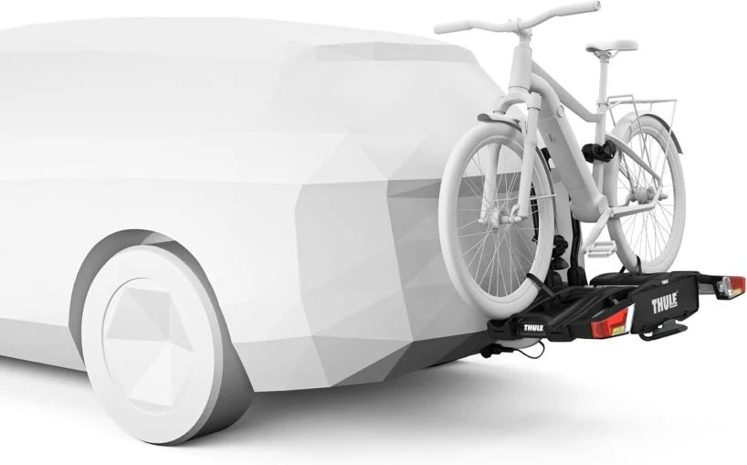 2-Bike Foldable Hitch Rack, Silver