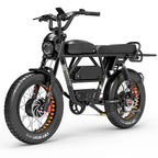 Lankeleisi X-Black Knight 1000W*2 Dual Motor 20" Fat Bike Fully E-Mountainbike 45Ah