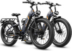 Thunder Electric Bike 1500W 30+MPH 80Miles Range Fat Tire Hydraulic Disc Brakes