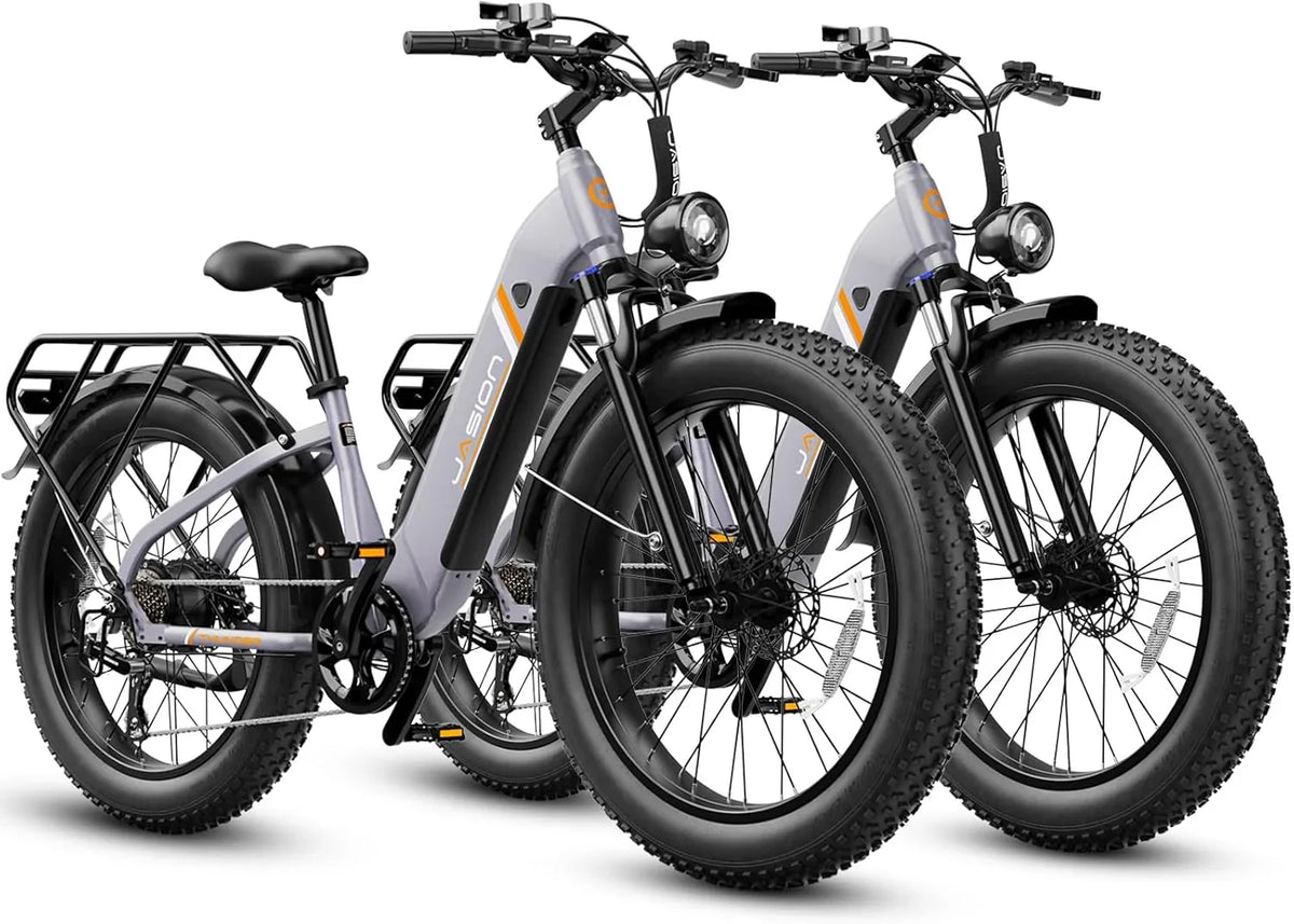 Thunder Electric Bike 1500W 30+MPH 80Miles Range Fat Tire Hydraulic Disc Brakes