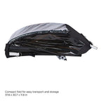 2-Seat Bicycle Trailer and Stroller – Black