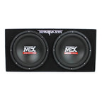 12-Inch 1200W Dual Car Subwoofer Package with Amplifier and Installation Kit