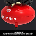 Craftsman 6 Gallon Pancake Air Compressor, Oil-Free, 150 PSI, Portable with Accessory Kit