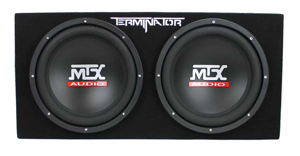 12-Inch Dual Loaded Car Subwoofer w/Sub Box, Amplifier, &