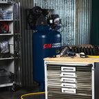 Campbell Hausfeld 2-stage 80-gallon stationary electric air compressor XC802100 (175 psi)