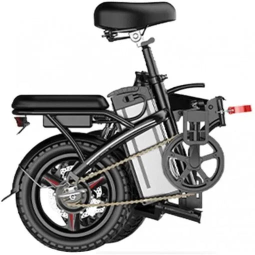 Folding Electric Bike, 250W Electric Bike Suitable for Adults and Teenagers Removable Battery Fat Tire Electric Bike Beach Snow Bicycle