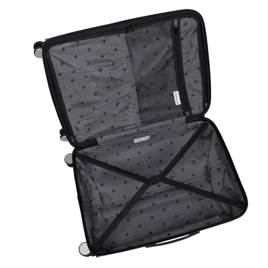 it luggage Legion 28 in Hardside Checked 8 Wheel Expandable Spinner Luggage, Asphalt Black