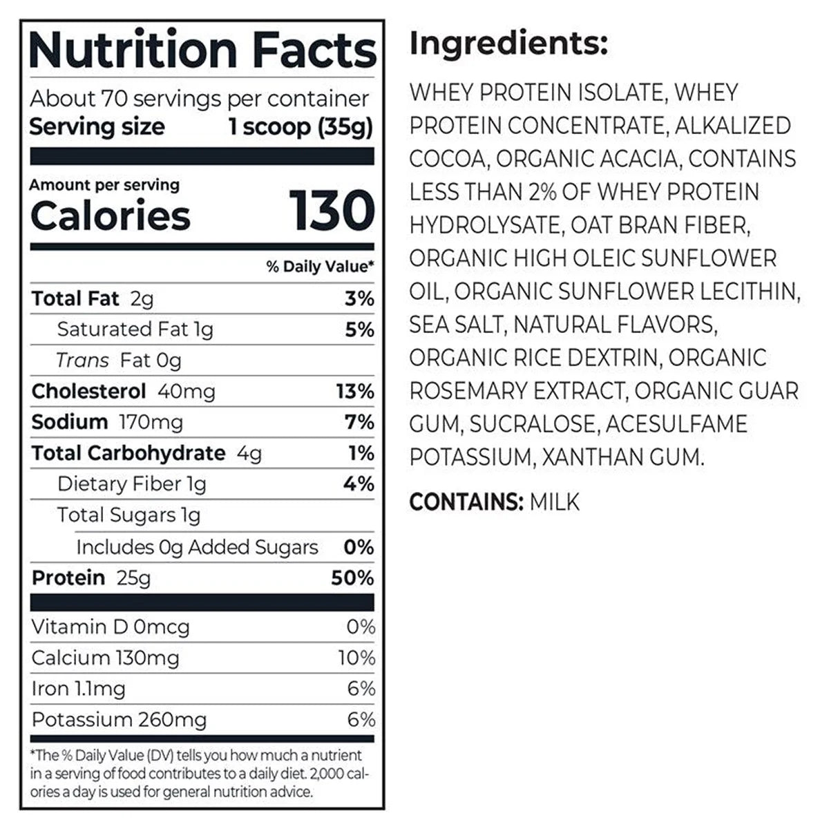 Kirkland Signature Whey Protein, Creamy Chocolate, 5.4 lbs
