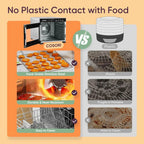 COSORI Food Dehydrator Bigger Than 7 Trays With Large 6.5" Drying Space 600W Power
