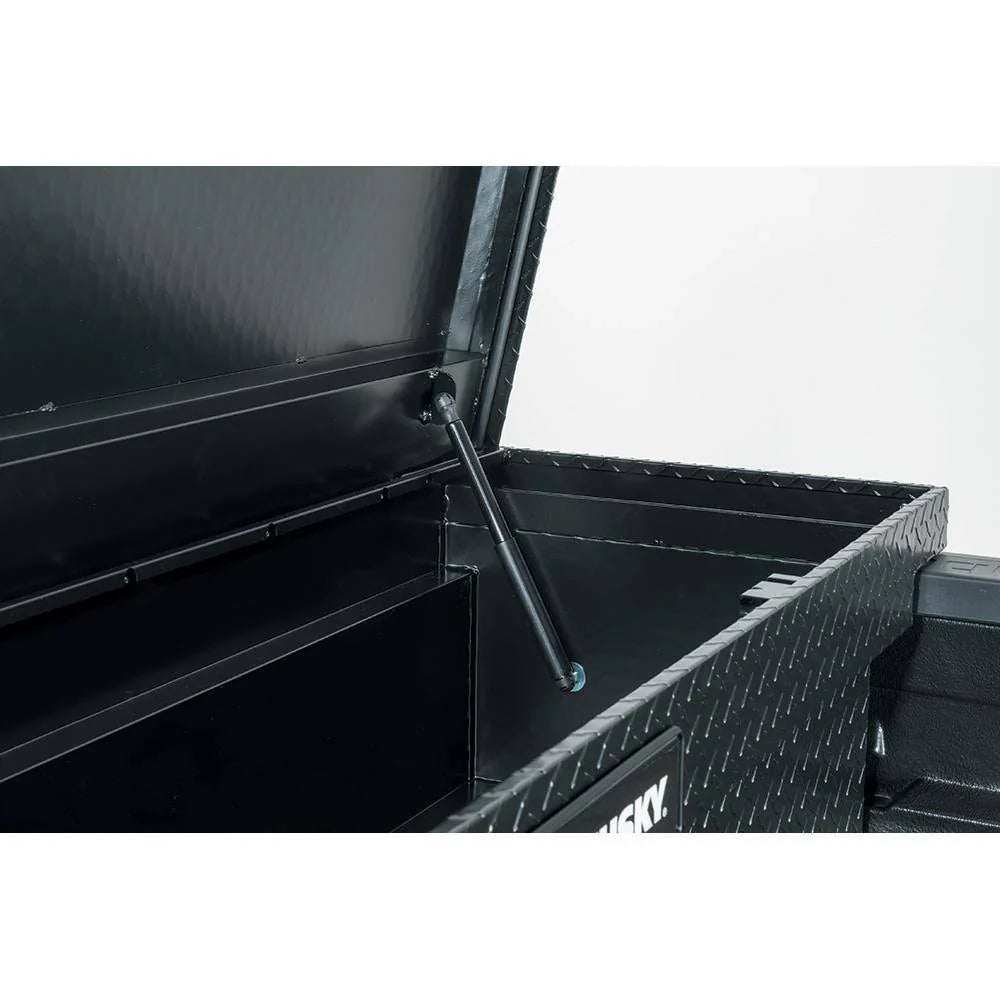 61.86 Matte Black Aluminum Low Profile Truck Tool Box for Mid-Size Trucks