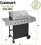 CGG-8500 Five-Burner Gas Grill with Side Burner