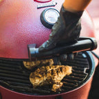Akorn Jr. 14 In. Portable Kamado Charcoal Grill in Red
