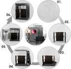 Portable 2-Person Infrared Sauna Tent With 2 Foldable Chairs, Remote Control, 1600 Watt, 140 Fahrenheit
