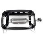 Grill 17.5 10.000 BTU Portable Propane Gas Grill. Black
