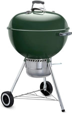 Weber Original Kettle Premium Charcoal Grill, 22-Inch, Black Outdoor BBQ Grill with Built‑In