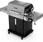 Ninja FlexFlame, Grill and Smoker, Electric and Propane Grill, Roaster, BBQ Grill, 5-in-1 Cooking System, 3 Burner, Digital Control, Outdoor Cooking, Griddle, Pizza Maker, Stainless Steel, PG301