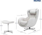 Nouhaus Classic Massage Chair With Ottoman, Bluetooth Speakers - N-0003