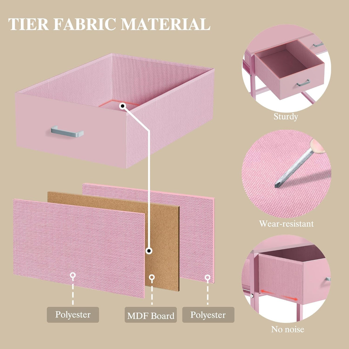 Fixwal 3-in-1 Compact Makeup Vanity Desk with Foldable Side Panel, LED Mirror & Power Outlet