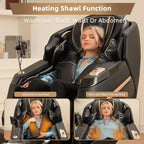 Alfine 4D Full Body Massage Chair With SL Track, Yoga Stretch, Zero Gravity, Heating, AI Voice Control - A66