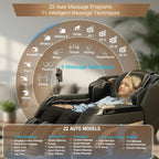 Alfine 4D Full Body Massage Chair With SL Track, Yoga Stretch, Zero Gravity, Heating, AI Voice Control - A66