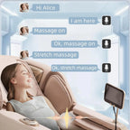 MassaMAX 4D Full Body Massage Chair With Auto Footrest, SL Track, Zero Gravity, Heating, Golden - MT339