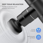Comfier Mini Deep Tissue Massage Gun With 4 Heads And USB Charging