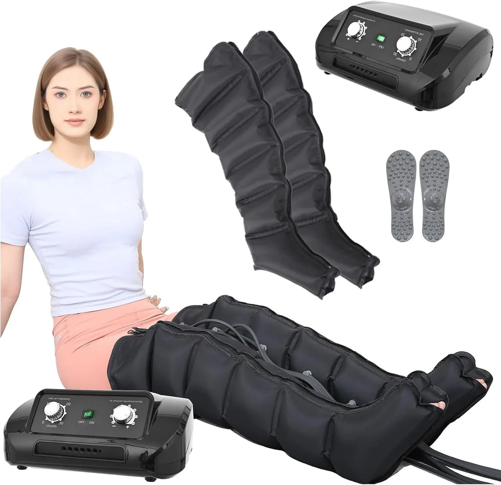 Generic 6-Chamber Compression Massage Boots For Legs, Abdomen And Arms - 1