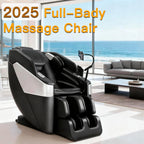 F&G Full Body Zero-Gravity SL Track Massage Chair With 5 Level Heating And Foot Rollers