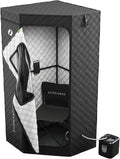 SAUNABOX Personal Steam Sauna Tent With Chair Mat And Case - SmartSteam Kit Pro