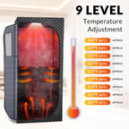 Personal Indoor Infrared Sauna Tent With Red Light Therapy, 9 Levels Up To 140F