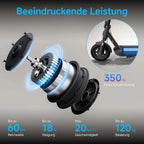 Xiaomi E-Scooter with German Road Legal (Max 20 km/h, Up to 70 km Range & 25 Percent Incline, Pneumatic Tyres, Dual Brakes, Display, Aluminium Body, App)