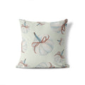 Pumpkin with Bow Decorative Seasonal Throw Pillow