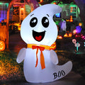 GOOSH 4 FT LED-Lit Cute Halloween Inflatable Ghost with Built-in LEDs