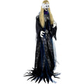 Haunted Hill Farm 5.9-Ft. Touch-Activated Animated Standing Demon Masquerade Lady Halloween Animatronic