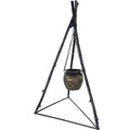 Haunted Hill Farm 4.7-Ft. Touch-Activated Animated Witch Cauldron Halloween Accessory