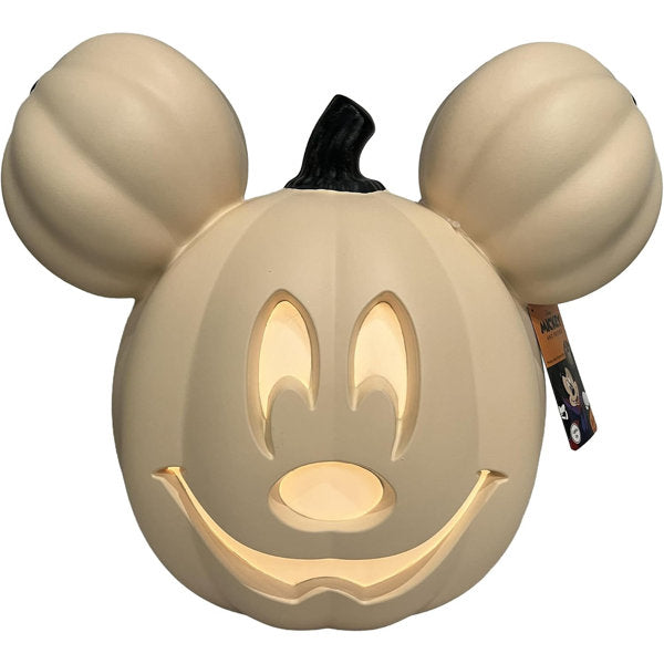 14"H Disney Mickey Jack o' Lantern Pumpkin Blow Mold - LED Lights, Adapter