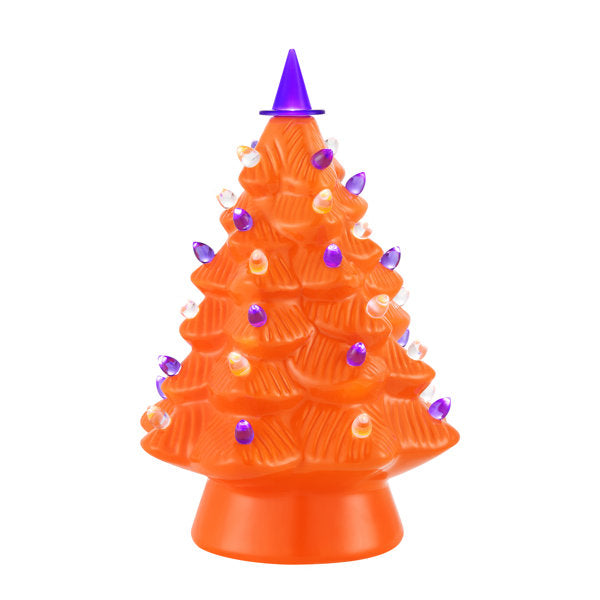 Halloween Lighted Jack-O-Lantern Tabletop Tree