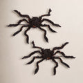 Lighted Fuzzy Spider Set with Bendable Legs