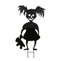 38" Halloween Scary Girl Garden Stake