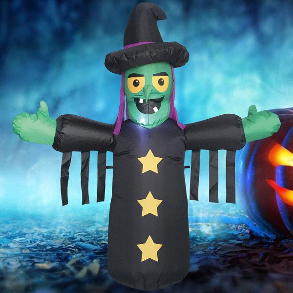 Freestanding Halloween Witches Inflatable Outdoor Decoration