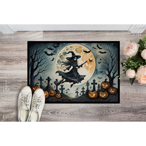 Coraima Non-Slip Halloween Doormat