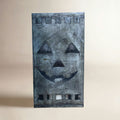 13.5" Tin Jack-O-Lantern Luminary Set of 6, Halloween Metal Lanterns Décor