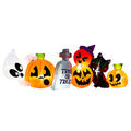 8Ft Inflatable Halloween Yard Decor - Pumpkin Ghost Cat Tombstone