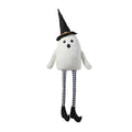 65.25"H Halloween Oversized Lighted Fabric Ghost Sitter Porch Decor, With Timer