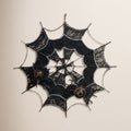16" Glitter Spider Web With Spider