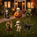 6 Pack Halloween Yard Signs with Stakes